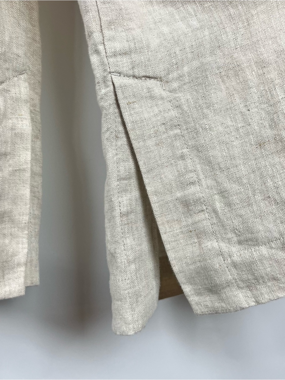 Athleta Retreat 100% Linen High Rise Wide Leg Pants Coastal Cream 2025 Size S - Picture 8 of 16